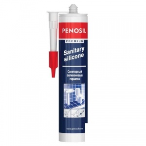 Герметик силиконовый санитарный Penosil, 310мл, бесцветный, картридж под пистолет (Н1198)