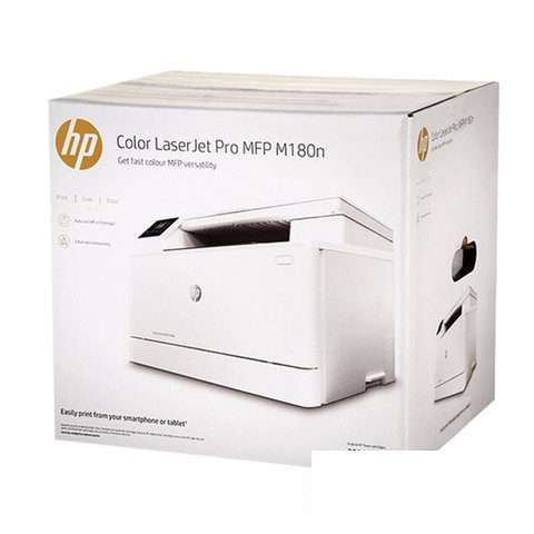 МФУ цветное HP Color LaserJet Pro M180n &quot;3-в-1&quot;, белый, USB/LAN (T6B70A)