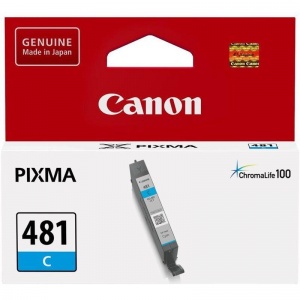 Картридж оригинальный Canon CLI-481C (250 страниц) голубой (2098C001)