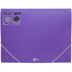 Папка на резинках пластиковая Berlingo Skyline (А4, 35мм, до 300 листов) фиолетовый (ANp_04213_e)