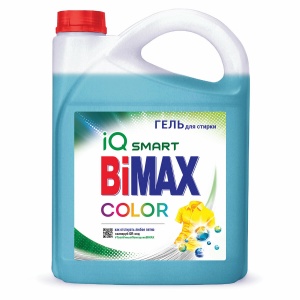 Средство для стирки жидкое BiMax "Color", гель, 4.8кг (996-3)