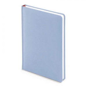 Ежедневник недатированный А5 Альт Velvet (136 листов) обложка кожзам, зефирная голубая (3-115/35)