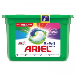 Капсулы для стирки Ariel Color 3-в-1, 15шт. (4015600949822)