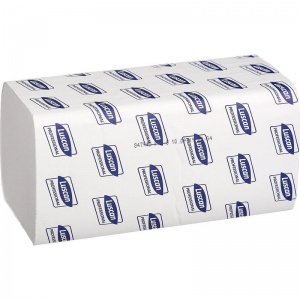 Полотенца бумажные для держателя 2-слойные Luscan Professional, листовые V(ZZ)-сложения (вторсырье), 20 пачек по 200 листов