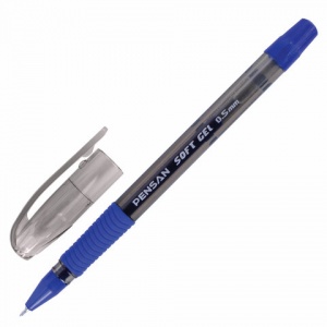 Ручка гелевая Pensan Soft Gel Fine (0.4мм, синий) 12шт. (2420/12)