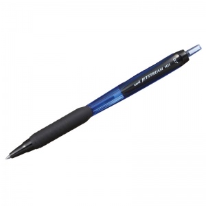 Ручка шариковая автоматическая Uni JetStream (0.35мм, синий цвет чернил, масляная основа) 1шт. (SXN-101-07)