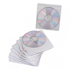 Конверт для CD/DVD дисков Brauberg, 10шт., самоклеящиеся. (510197)