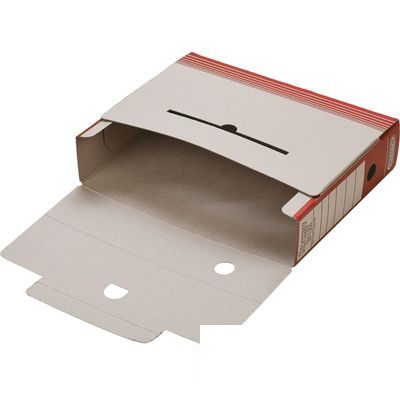 Короб архивный Attache (256x75x322мм, 75мм, до 700л., картон) красный