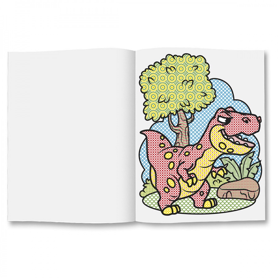 Раскраска водная Геодом &quot;Динозавры&quot;, 12 стр., 200х250мм (4660136223238)