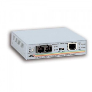 Медиаконвертер Allied Telesis AT-MC102XL-20 AT-MC102XL-20 100TX (RJ-45) to 100FX (SC) Fast Ethernet (AT-MC102XL-20)