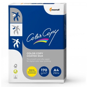 Бумага для цветной лазерной печати Color Copy Coated Silk (А4, 170г, 141% CIE) пачка 250л.