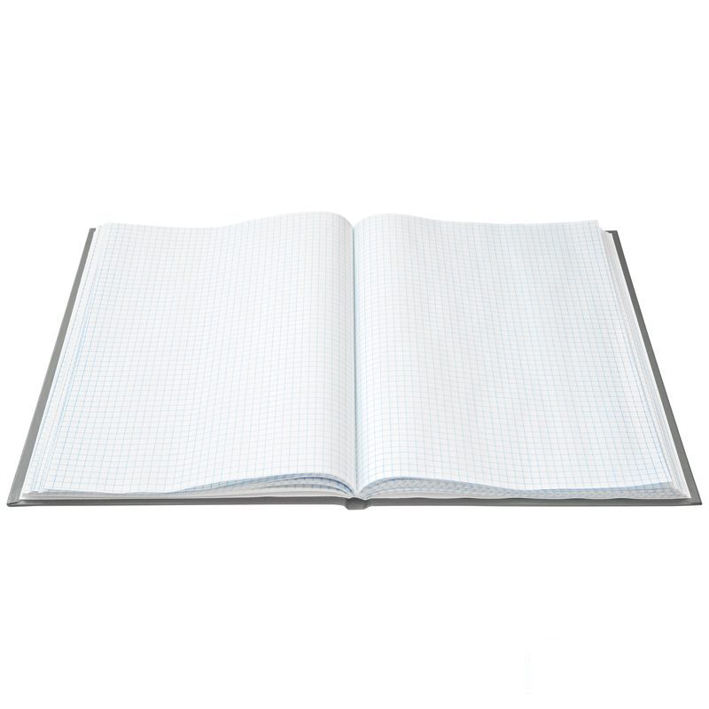 Бухгалтерская книга учета OfficeSpace (А4, 96л, клетка, сшивка) бумвинил, черный (275755)
