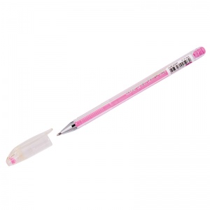 Ручка гелевая Crown Hi-Jell Pastel (0.5мм, розовая пастель) 12шт. (HJR-500P)