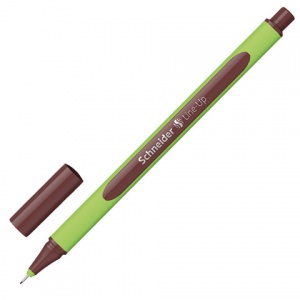 Ручка капиллярная Schneider Line-Up (0.4мм, трехгранная) коричневая (191018)