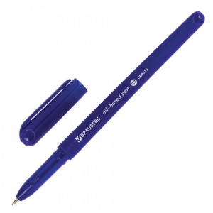 Ручка шариковая Brauberg i-Stick (0.35мм, масляная основа, синий цвет чернил, корпус синий) 48шт. (OBP219)
