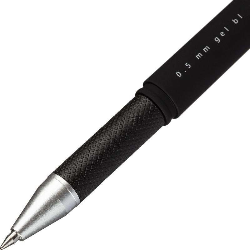 Ручка гелевая Bruno Visconti SoftClick Black (0.4мм, синяя), 24шт. (20-0128)