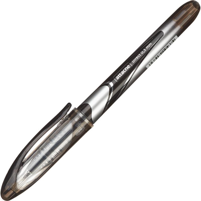 Ручка-роллер Attache Direct (0.3мм, черный цвет чернил, игольчатый наконечник)