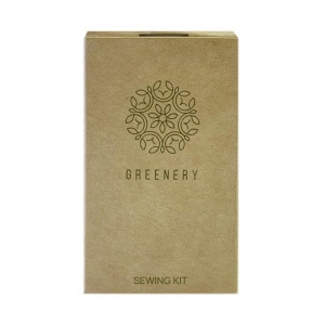 Швейный набор Greenery в картонной упаковке, 5 предметов, 500шт.