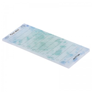 Стикеры (самоклеящийся блок) MESHU "Color splash", 140x60мм, 50 листов, европодвес, Mint memo notes (MS_87774)