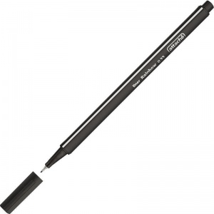 Ручка капиллярная Attache Rainbow (0.4мм, трехгранная) черная, 20шт.