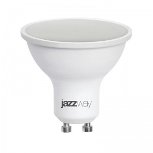 Лампа светодиодная Jazzway (7Вт, GU10, спот) нейтральный белый, 1шт.