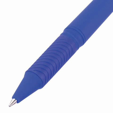 Ручка гелевая стираемая Brauberg Soft&Silk (0.5мм, синяя) 12шт. (143253)