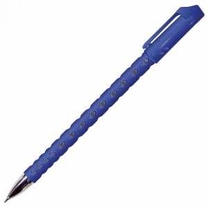 Ручка шариковая Brauberg Orient (0.35мм, синий цвет чернил, корпус синий, масляная основа) 48шт. (142999)