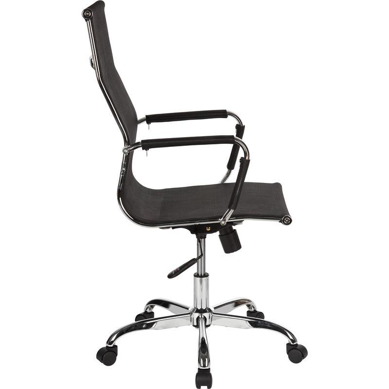 Кресло руководителя Easy Chair 710 T, сетка черная, металл черный