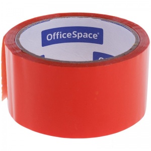 Клейкая лента (скотч) упаковочная OfficeSpace (48мм x 40м, 45мкм, оранжевая) (КЛ_6289)