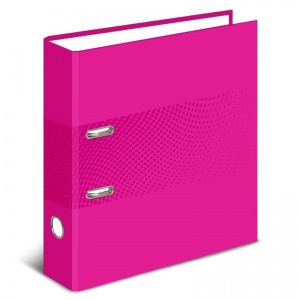 Папка с арочным механизмом Attache Digital (75мм, А4, картон ламинированный) розовая