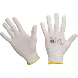 Перчатки защитные нейлоновые без покрытия, размер 8 (M), 1 пара