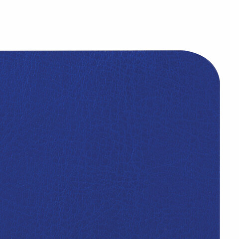 Блокнот 80л, А5 Brauberg &quot;Metropolis Ultra&quot;, синий, интегральный переплет, под кожу, резинка, 148х218мм (111017)