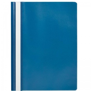 Папка-скоросшиватель Attache Economy (А4, до 100л., пластик, 0.11мм) синяя, 10шт.