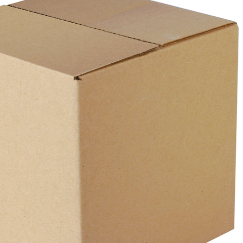 Короб картонный 200x200x200мм, картон бурый Т-24 профиль В, 1шт. (440128)