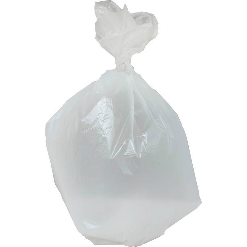 Пакеты для мусора 12л, Luscan (32х50см, 6мкм, белые) ПНД, 30шт. в рулоне