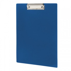 Папка-планшет Staff (А4, до 90 листов, пластик) синий, 7шт. (229222)