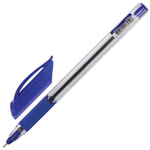 Ручка шариковая Brauberg Extra Glide GT (0.35мм, синий цвет чернил, масляная основа, трехгранная) 1шт. (OBP103)