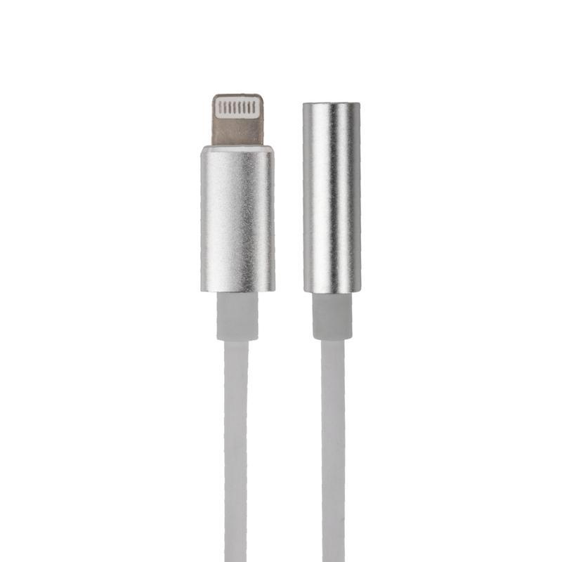 Переходник Lightning Rexant, Apple Lightning - 3.5 mm Headphone Jack Adapter, 0.1м (18-0175)