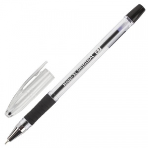 Ручка шариковая Brauberg Model-XL Original (0.35мм, черный цвет чернил) 12шт. (143243)
