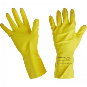 Перчатки защитные латексные Ansell "Эконохэндс" 87-190, размер 8 (M), 1 пара