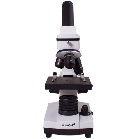 Микроскоп учебный Levenhuk Rainbow 2L PLUS, 64-640 кратный, монокулярный, 3 объектива (69041)