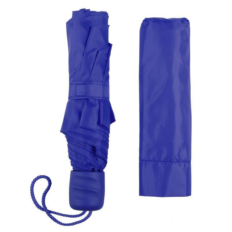 Зонт механический Unit Basic, 3 сложения, синий (5527.40)