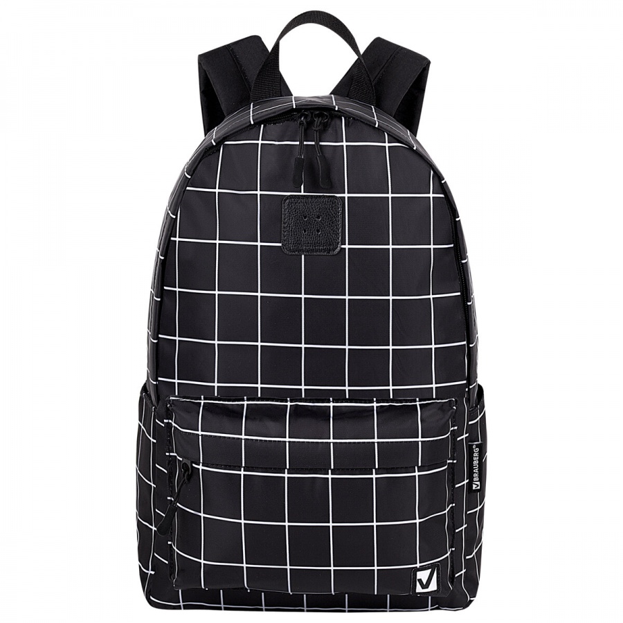Рюкзак школьный Brauberg POSITIVE универсальный, карман-антивор, &quot;Checkered&quot;, 42х28х14см (271684)