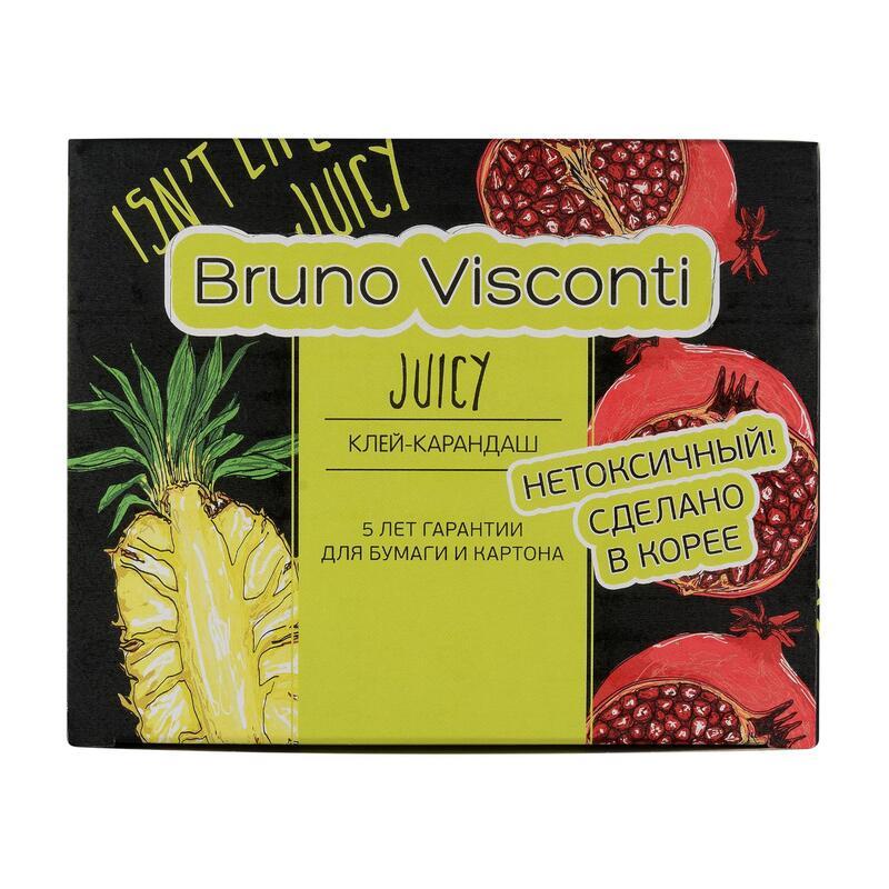 Клей-карандаш Bruno Visconti Juicy, 15г, 20шт.