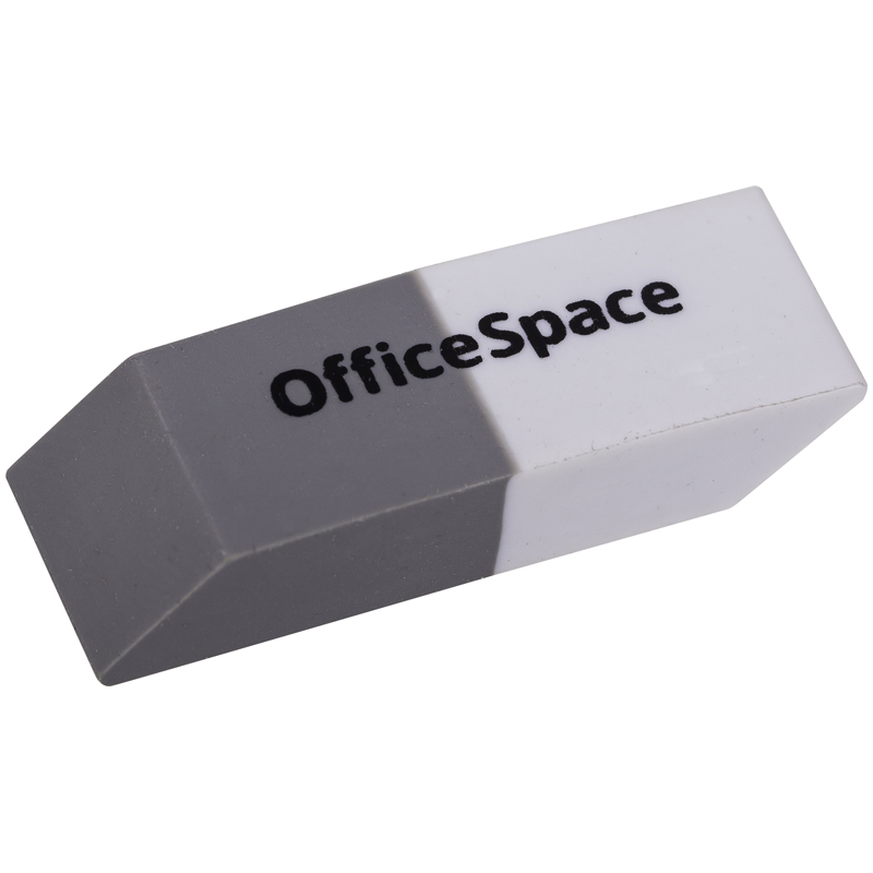 Ластик OfficeSpace (скошенный, термопластичная резина, 41x14x8мм) 40шт. (OBGP_10064)