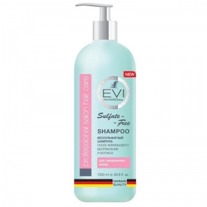Шампунь EVI Professional Бессульфатный для окрашенных волос 1000мл