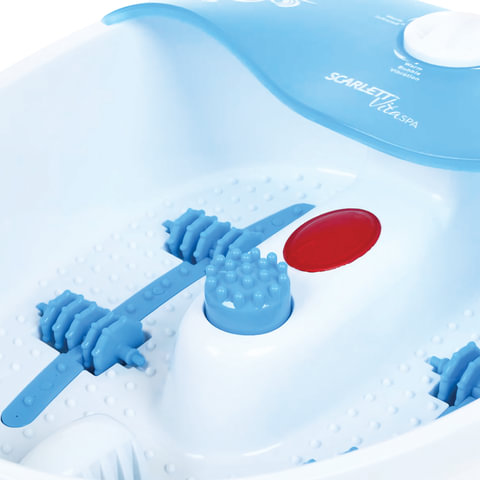 Гидромассажная ванночка для ног Scarlett SC-FM20104, белый, синий (SC - FM20104)