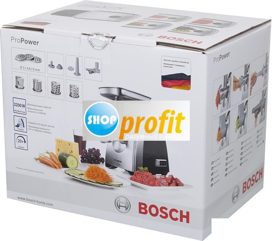 Мясорубка Bosch MFW68660, серебристый (MFW68660)