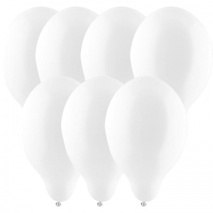 Воздушные шары Belbal Пастель Экстра White, 50шт.