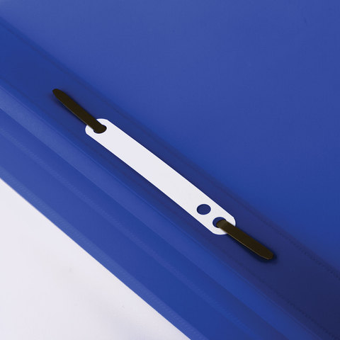 Папка-скоросшиватель Brauberg (А4, 180мкм, до 100л., пластик) синяя (220385), 25шт.